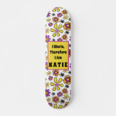 I Schaats Groovy Retro  naam Skateboard (Voorkant)