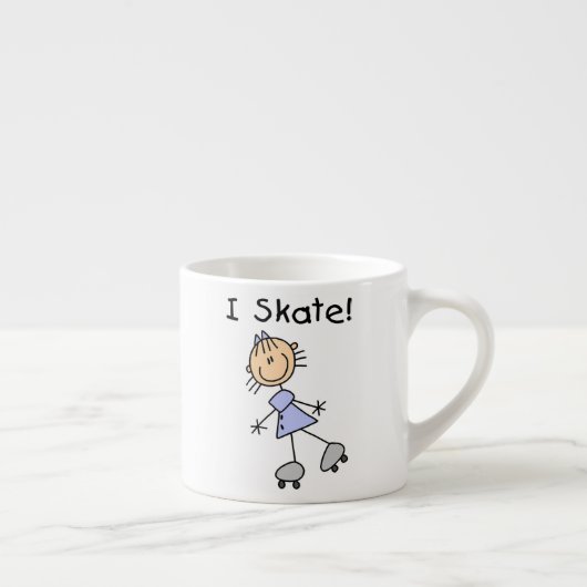 I Schaats - Meisje Rolschaatser Espresso Kop (Rechts)