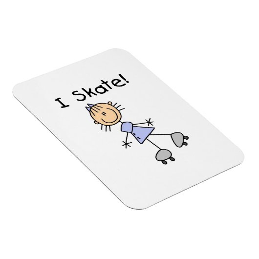 I Schaats - Meisje Rolschaatser Magneet (Rechterzijde)