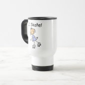 I Schaats - Meisje Rolschaatser Reisbeker (Voorkant links)