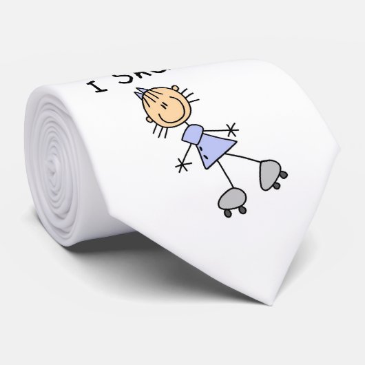 I Schaats - Meisje Rolschaatser Stropdas (Opgerold)