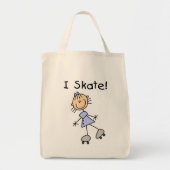 I Schaats - Meisje Rolschaatser Tote Bag (Voorkant)