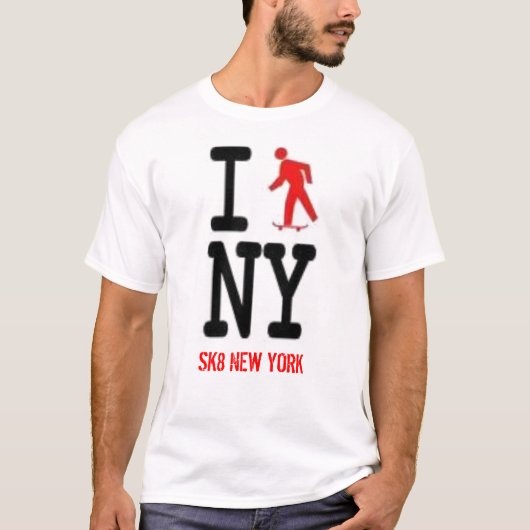 i schaats new york t-shirt (Voorkant)