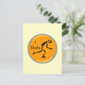 I Schaats T-shirts en geschenken Briefkaart (Staand voorkant)