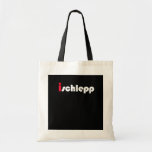 I Schlepp Budget Canvas tas<br><div class="desc">I Schlepp Budget Canvas tas. Canvas tas met zwarte handgreep,  met het motto van de schlepper.</div>