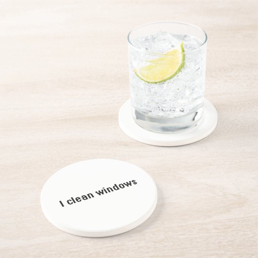 I schone ramen zandsteen onderzetter (Zijkant)
