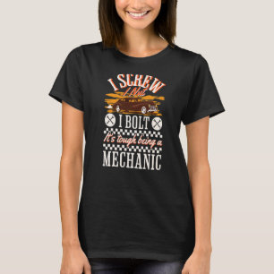 I Schroef I Nut I Bolt Mechanic Repair Garage Tool T-shirt
