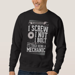 I Schroef I Nut I Bolt Mechanic Repair Garage Tool Trui