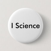 I Science Badge Ronde Button 5,7 Cm (Voorkant)