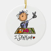 I Scrapbook Keramisch Ornament (Voorkant)