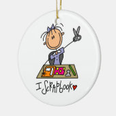 I Scrapbook Keramisch Ornament (Links)