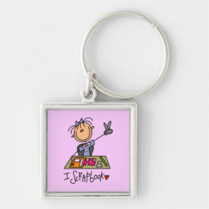 I Scrapbook Tshirts en Gifts Sleutelhanger