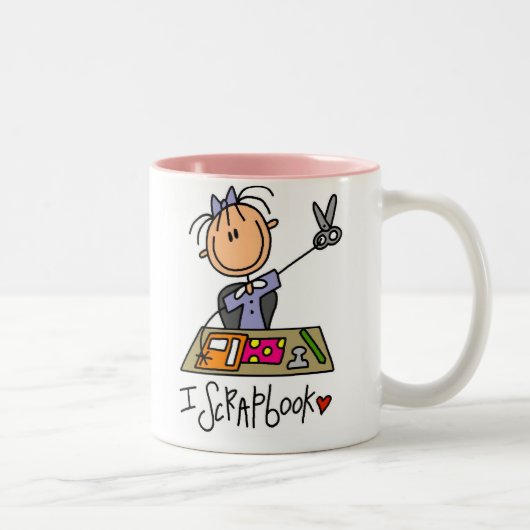 I Scrapbook Tweekleurige Koffiemok (Rechts)