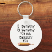 I Scream 4 corndogs Sleutelhanger (Voorkant)