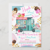 I-Scream Birthday Invitation Kaart (Voorkant)