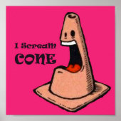 I Scream Cone Poster (Voorkant)