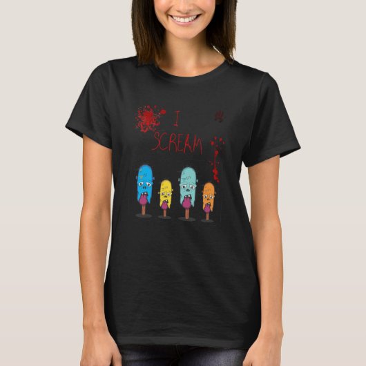 I Scream for Ice Cream Clothing Ice Cream Summer T-shirt (Voorkant)
