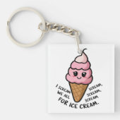 I Scream for Ice Cream Sleutelhanger (voorkant)