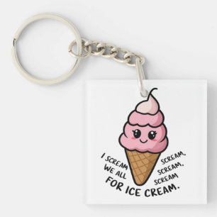 I Scream for Ice Cream Sleutelhanger