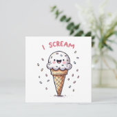 I Scream Ice Cream Cone met Sprinkles (Staand voorkant)