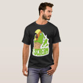 I Scream Ice Cream Parrot Screaming for Cockatiels T-shirt (Voorkant volledig)