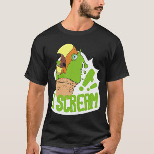 I Scream Ice Cream Parrot Screaming for Cockatiels T-shirt