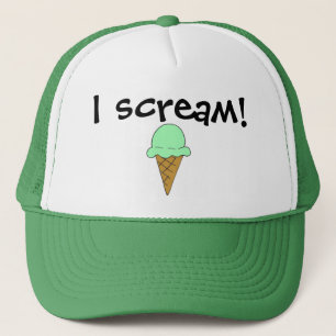 I Scream Ice Cream Trucker Hat Trucker Pet