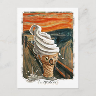 I Scream Ice crème Briefkaart