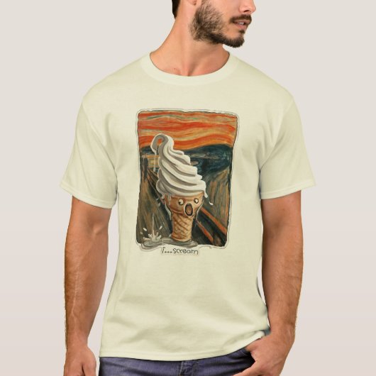 I Scream Ice crème T-shirt (Voorkant)