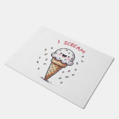 I Scream Ijsje met Strooisel Deurmat (Schuin)