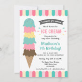 I Scream Party Kaart (Voorkant)