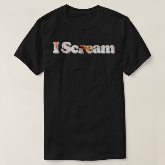 I Scream T-shirt (Design voorkant)