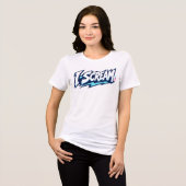 I Scream Typografie T-Shirt (Voorkant volledig)