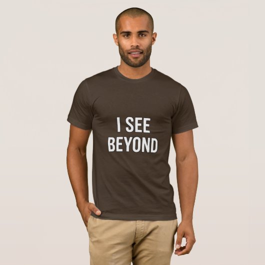 I SEE BEYOND — Spiritual Awakened Third Eye Energy T-shirt (Voorkant volledig)