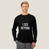 I SEE BEYOND — Spiritual Awakened Third Eye Energy Tri-Blend Shirt (Voorkant)