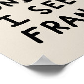 I see london I see France Poster (Hoek)