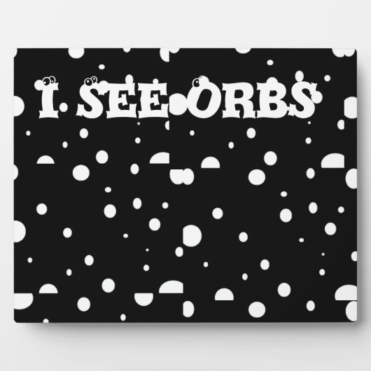 I See Orbs-plaatje Fotoplaat (Voorkant)