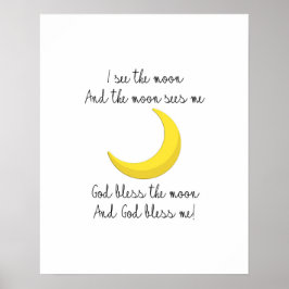 I See the Moon Poster