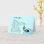 I See You is een grappig gedicht van Thinking of Y Kaart (Gele Bloem)