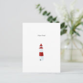 I See You Text Watercolour Lighthouse Illustration Briefkaart (Staand voorkant)