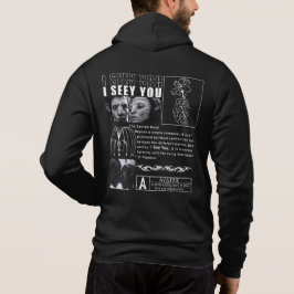 "I See You" Zielverbinding Kunst - Minimalistische Hoodie