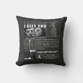 "I See You" Zielverbinding Kunst - Minimalistische Kussen