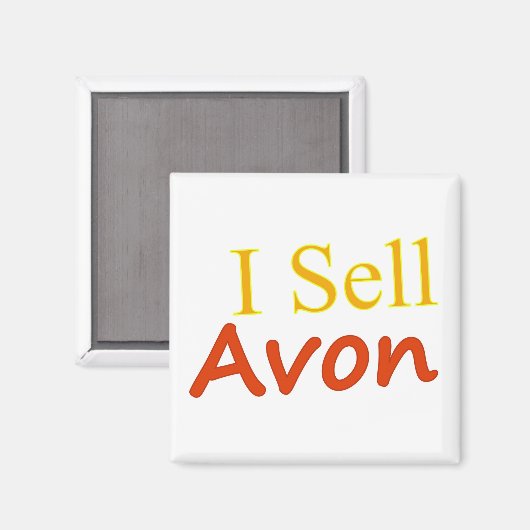 I-Sell-Avon-White Achtergrond Magneet (Voorkant / Achterkant)