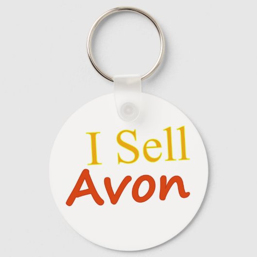I-Sell-Avon-White Achtergrond Sleutelhanger (Voorkant)