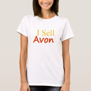 I-Sell-Avon-White Achtergrond T-shirt