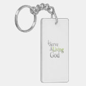 I Serve Sleutelhanger (Voorkant Links)