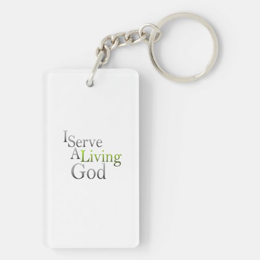 I Serve Sleutelhanger (achterkant)