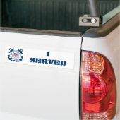 I SERVICE - Coast Guard Auxiliary Bumpersticker (Op Truck)