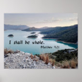 I Shall Be Whole - Bible Verse Art Poster (Voorkant)