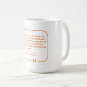 I Shall Pass This Way But Once Koffiemok (Voorkant rechts)